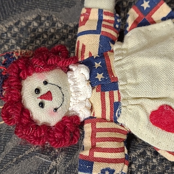 Vintage Raggedy Ann Ornament Doll - Picture 2 of 4